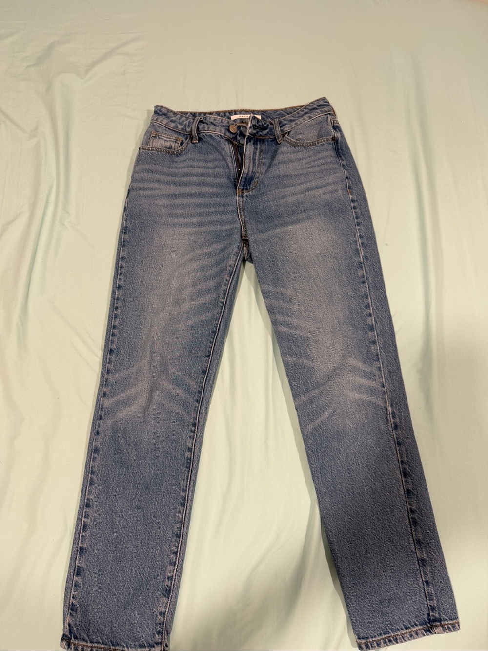 PacSun High Rise Straight Leg Jeans Medium Wash